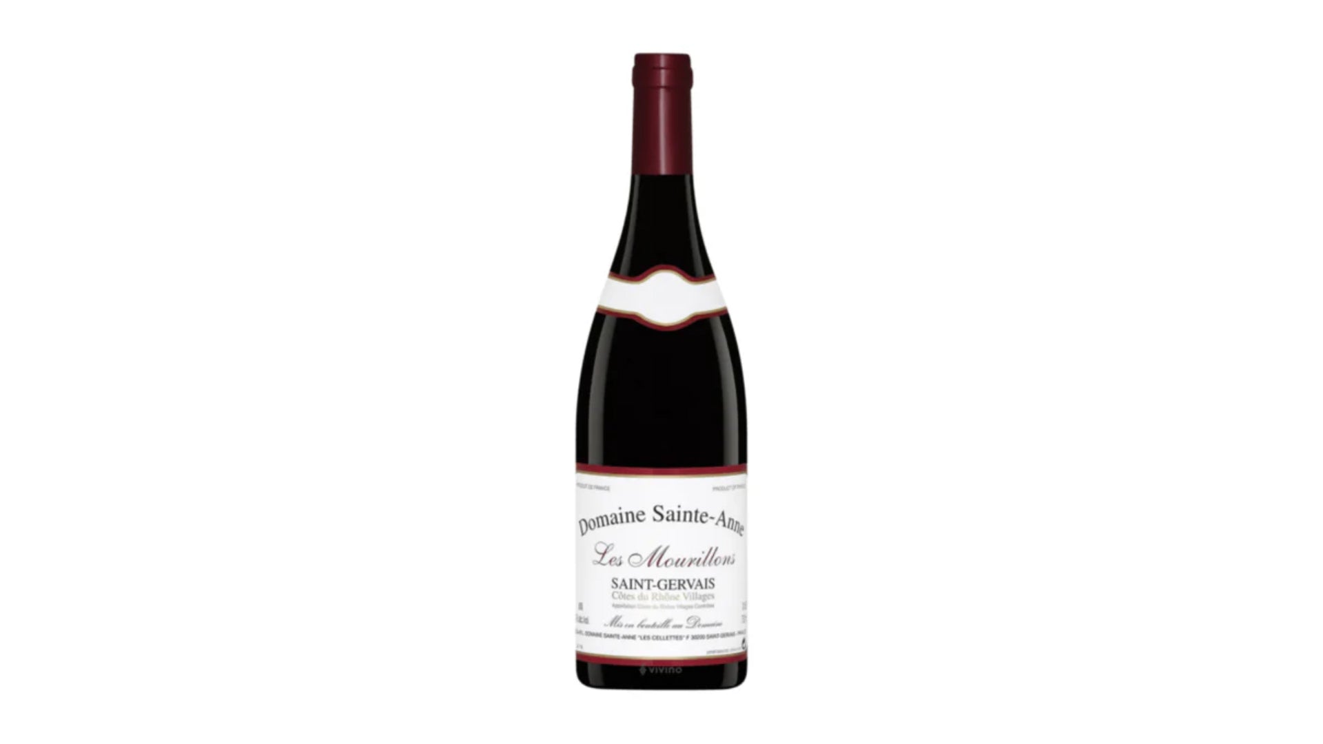 Domaine Ste-Anne, St Gervais-Côtes du Rhône Villages 2022 'Mourillons' (6x75cl IN BOND)